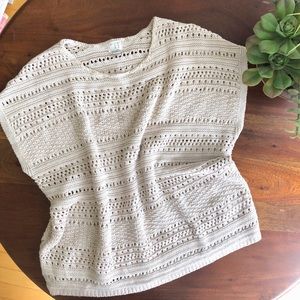 Cotton & Linen Knit Sleeveless Sweater Top